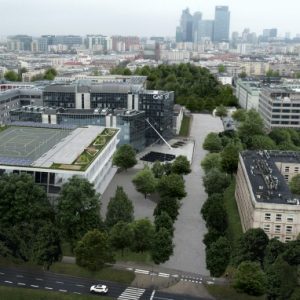 Visualisation of the project by architectural studios Bureau Babyn Michałowski and Biuro Projektów Lewicki Łatak. Credit: SARP